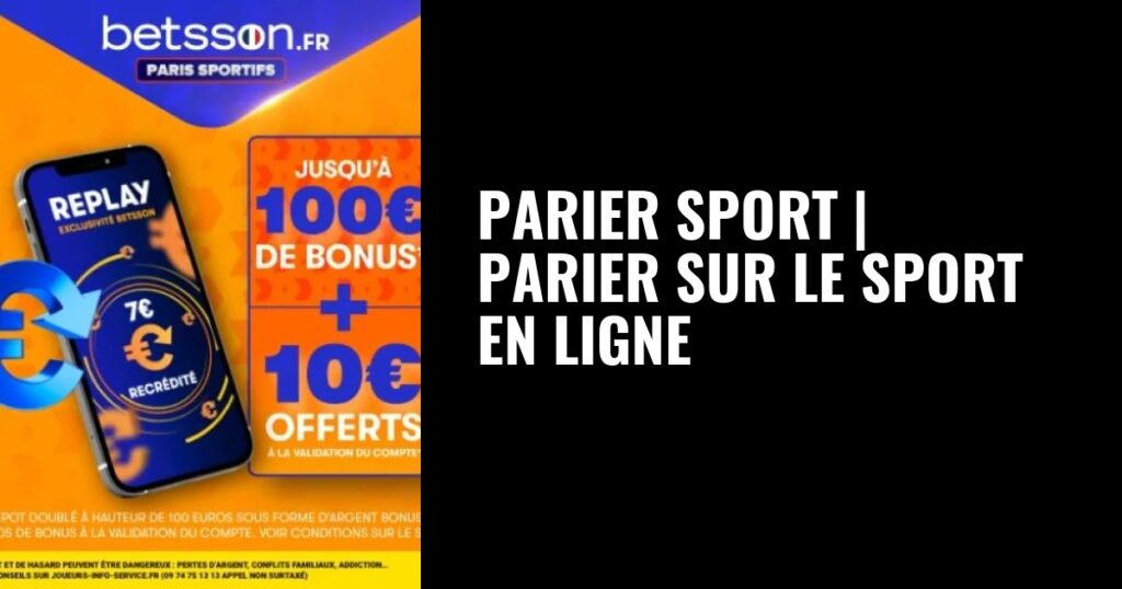 découvrez parions sport, une expérience immersive unique pour vivre le sport autrement. pariez en direct et plongez au cœur de l'action avec parions sport.