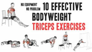 Exercices efficaces pour tonifier les triceps avec un élastique