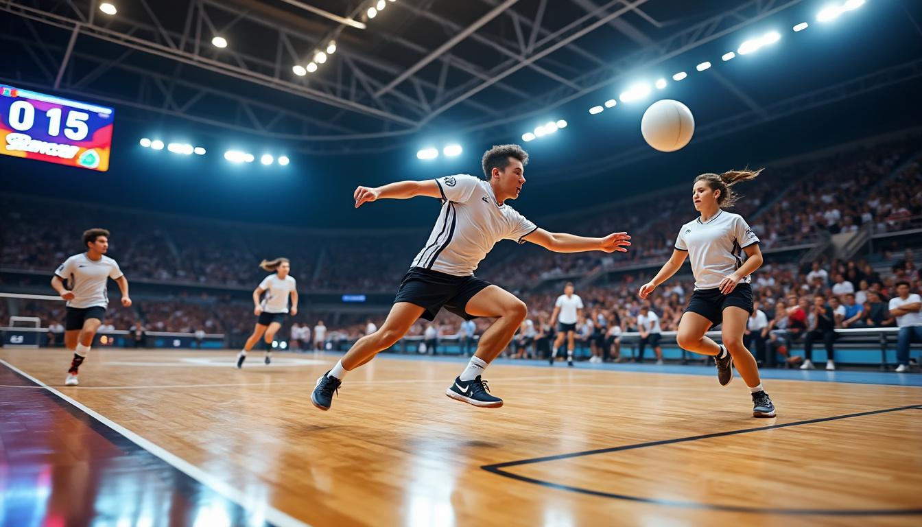 découvrez la durée d'un match de handball, les règles de chronométrage et les périodes de jeu officielles pour mieux comprendre ce sport dynamique.